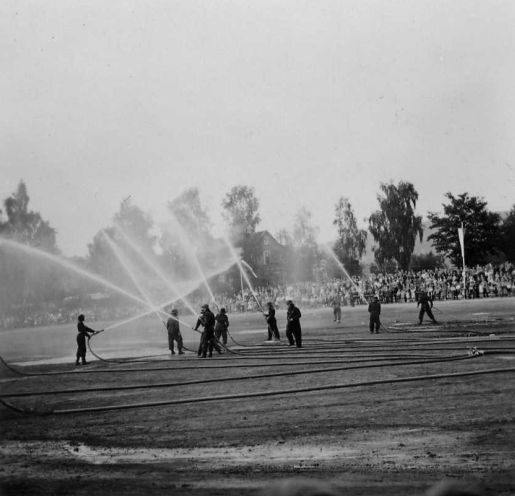 Eines der ersten Treffen der Feuerwehren nach dem Krieg 1950